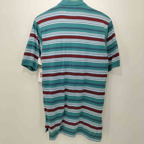 ポロスピリット POLO SPIRIT ロゴ刺繍 ボーダー ポロシャツ メンズ import:L