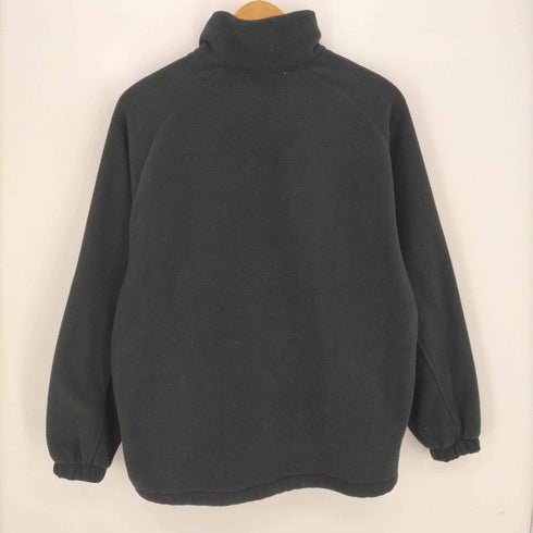 ナイキ NIKE 00s 裾スウォッシュ ドローコード ハーフジップフリースプルオーバー メンズ import:M