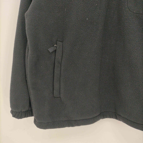ナイキ NIKE 00s 裾スウォッシュ ドローコード ハーフジップフリースプルオーバー メンズ import:M