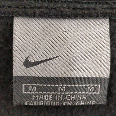 ナイキ NIKE 00s 裾スウォッシュ ドローコード ハーフジップフリースプルオーバー メンズ import:M