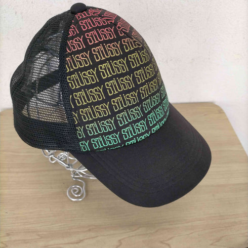 ステューシー Stussy フロントグラデーションロゴメッシュキャップ メンズ ONE SIZE
