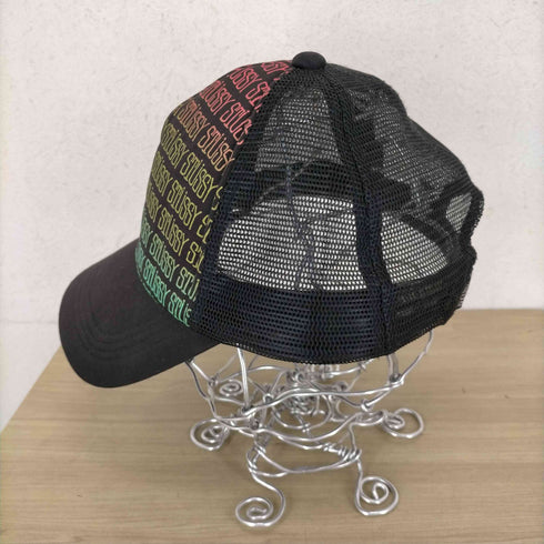 ステューシー Stussy フロントグラデーションロゴメッシュキャップ メンズ ONE SIZE