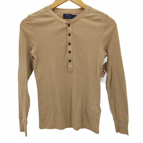 ポロラルフローレン POLO RALPH LAUREN エルボーパッチ ヘンリーネック トップス メンズ import:S