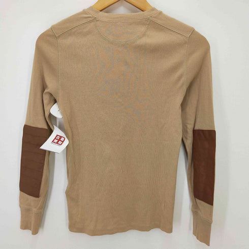 ポロラルフローレン POLO RALPH LAUREN エルボーパッチ ヘンリーネック トップス メンズ import:S