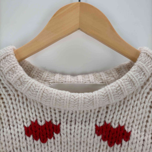 NKNIT ハートパターンニット レディース 0