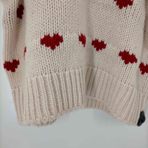 NKNIT ハートパターンニット レディース 0