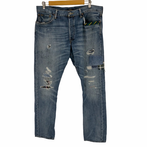ポロラルフローレン POLO RALPH LAUREN ダメージリペア加工 デニムパンツ メンズ W36