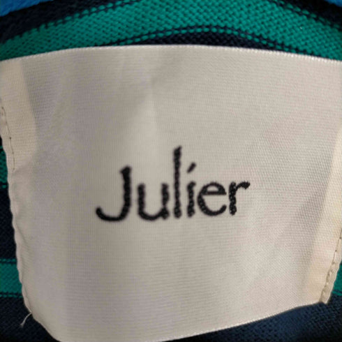 ジュリエ julier ボーダー柄 七分丈 カットソー 装飾 レディース JPN:0
