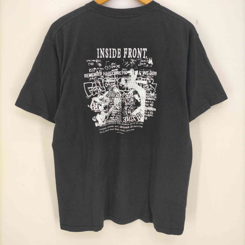 ユーエムティーシースタジオ UMTC STUDIOS 両面プリントクルーネックTシャツ メンズ import:M