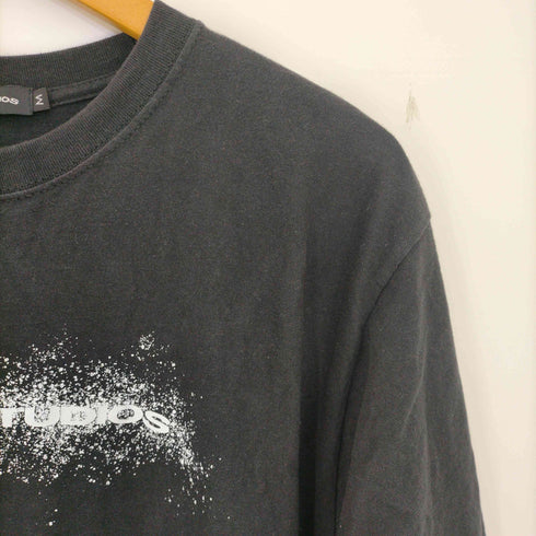 ユーエムティーシースタジオ UMTC STUDIOS 両面プリントクルーネックTシャツ メンズ import:M