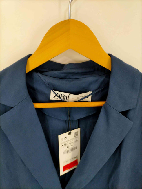ザラ ZARA ショートスリーブテーラードシャツジャケット メンズ import:XS
