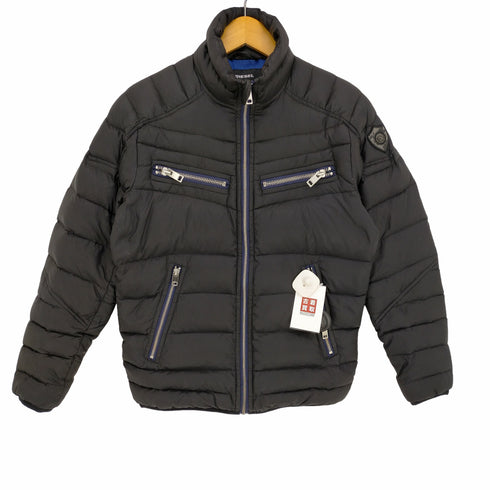 ディーゼル DIESEL 袖ワッペンマルチジップダウンジャケット メンズ import:S