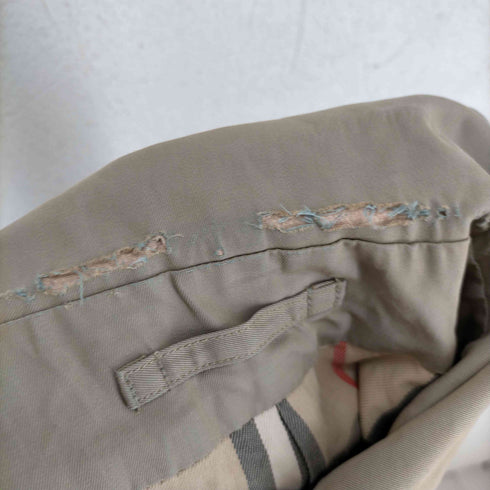 バーバリーズ BURBERRY’S 裏地ノヴァチェックステンカラーコート メンズ