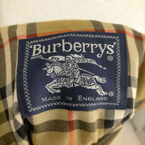 バーバリーズ BURBERRY’S MADE IN ENGLAND 裏地ノヴァチェックステンカラーコート メンズ