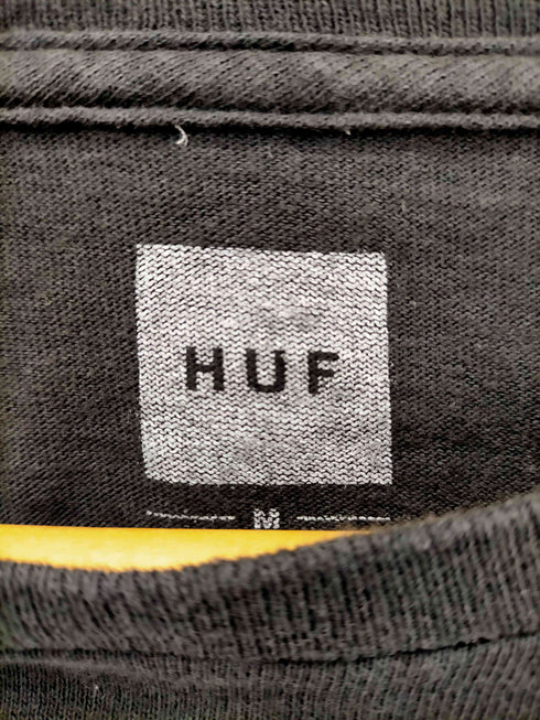 ハフ HUF 両面プリント クルーネック L/S Tシャツ レディース import:M