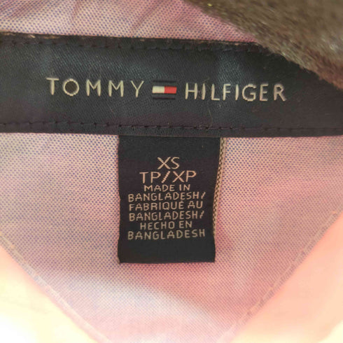 トミーヒルフィガー TOMMY HILFIGER S/S 2ポケットチェックシャツ レディース JPN:XS