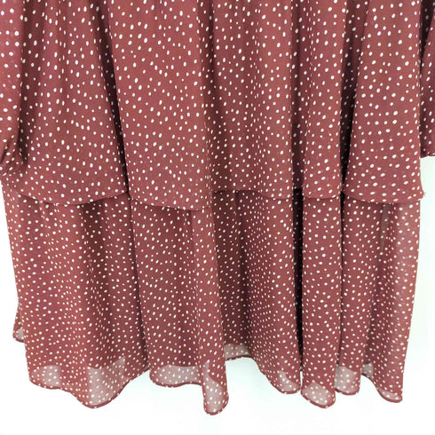 ジルバイジルスチュアート JILL by JILLSTUART ドットティアードミニワンピース レディース FR
