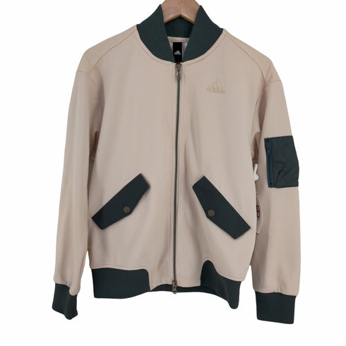 アディダス adidas ファブリックミックス ボンバー ジャージ レディース