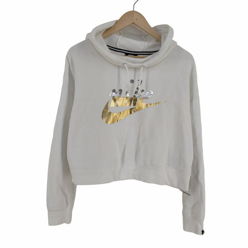 ナイキ NIKE ラリーメタリックフーディー RALLY METALLIC HOODY レディース JPN:L