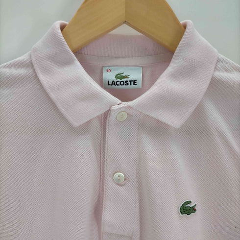 ラコステ LACOSTE ワンポイント刺繍ポロシャツ レディース JPN:40