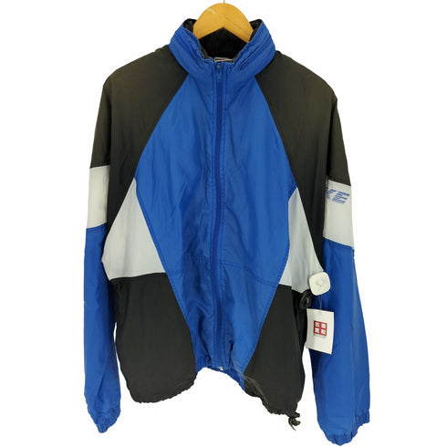 ナイキ NIKE 90S 銀タグ 裏地メッシュ ジップアップ パッカブル フード ナイロン ジャケット メンズ import:L