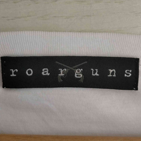 ロアーローガンス roar roarguns 20ss スワロフスキー二丁拳銃 クルーネック半袖Tシャツ メンズ 3