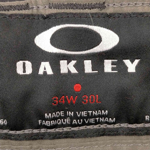 オークリー OAKLEY ロゴ刺繍 ウレタン混 ナイロンパンツ メンズ 34W 30L