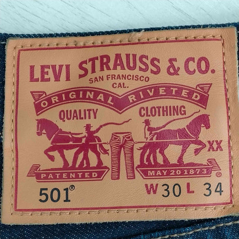 リーバイス Levis 501 ボタンフライデニムパンツ メンズ W30 L34