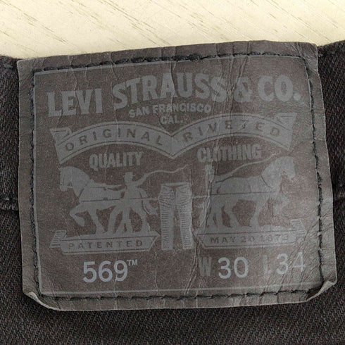 リーバイス Levis 569 ジップフライデニムパンツ メンズ W30 L34