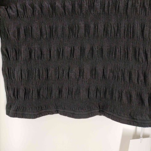 SIWEM RUCHED SHORT SLEEVE TOPS レディース FREE