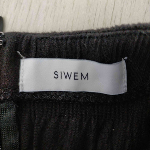 SIWEM RUCHED SHORT SLEEVE TOPS レディース FREE