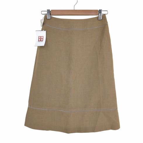 ランバン LANVIN COLLECTION リネン混 台形スカート レディース JPN:38