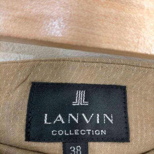 ランバン LANVIN COLLECTION リネン混 台形スカート レディース JPN:38