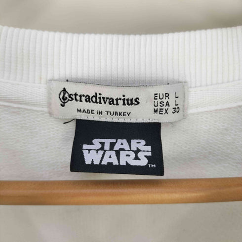 ストラディバリウス Stradivarius ムービーキャラクタープリント クルーネックスウェット レディース import:L