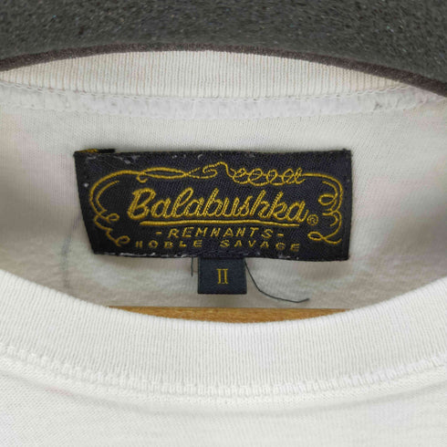 バラブシュカレムナンツ BALABUSHKA REMNANTS クルーネックイニシャルカットソー メンズ JPN:2