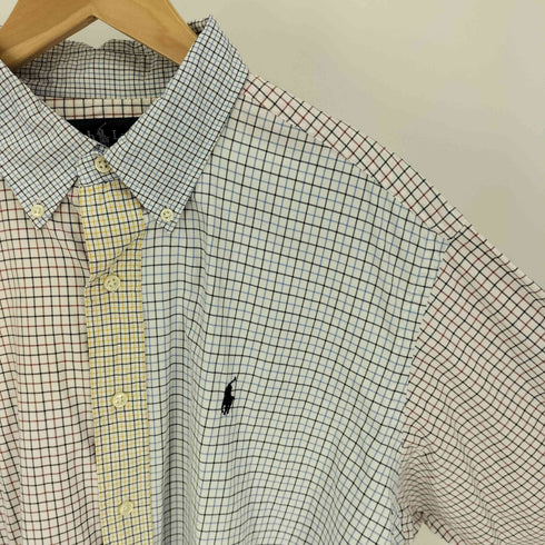 ラルフローレン RALPH LAUREN CLASSIC FIT ポニー 刺繍 クレイジーパターン B.D シャツ メンズ LL