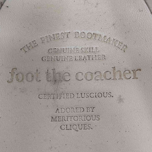 フットザコーチャー foot the coacher SQUARE LOAFER スクエアローファー メンズ 7.5