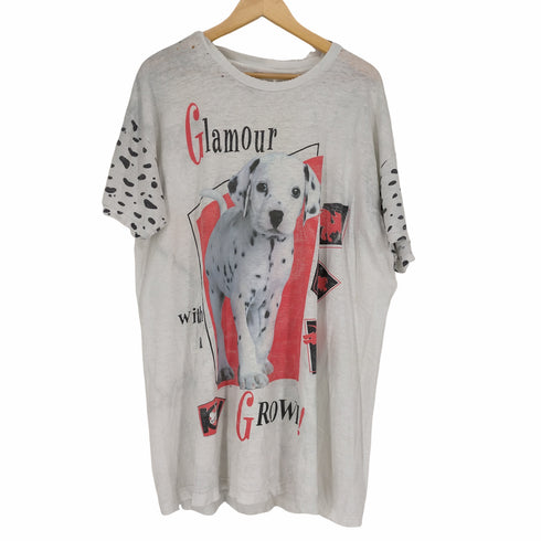 90S 映画モチーフプリント半袖Tシャツ メンズ