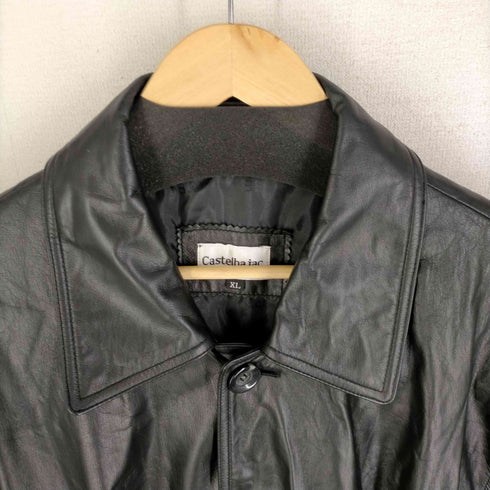 カステルバジャック castelbajac ステンカラー レザーコート メンズ JPN:XL