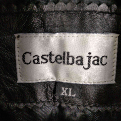 カステルバジャック castelbajac ステンカラー レザーコート メンズ JPN:XL