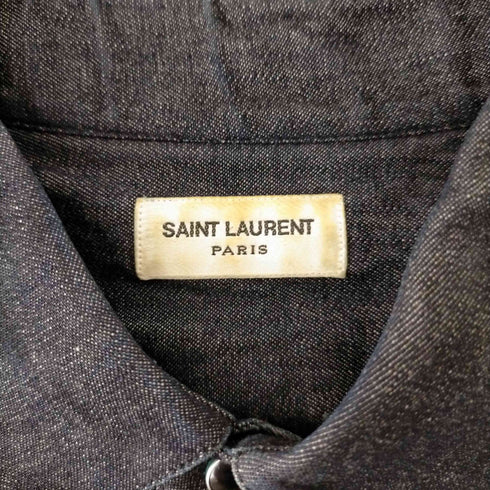 サンローランパリ SAINT LAURENT PARIS エディ期 切替 ウエスタンシャツ メンズ