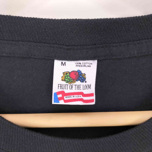 フルーツオブザルーム FRUIT OF THE LOOM 90s USA製 シングルステッチ ATLANTA フロントプリント クルーネックTシャツ メンズ import:M