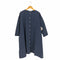 サンバレー Sun Valley リネンコットン 裾ワイド ロングシャツワンピース レディース JPN:M