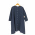 サンバレー Sun Valley リネンコットン 裾ワイド ロングシャツワンピース レディース JPN:M