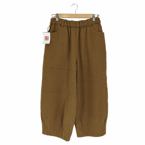 コットンハウスアヤ Cotton House Aya 切替 ウールイージーワイドパンツ レディース JPN:M