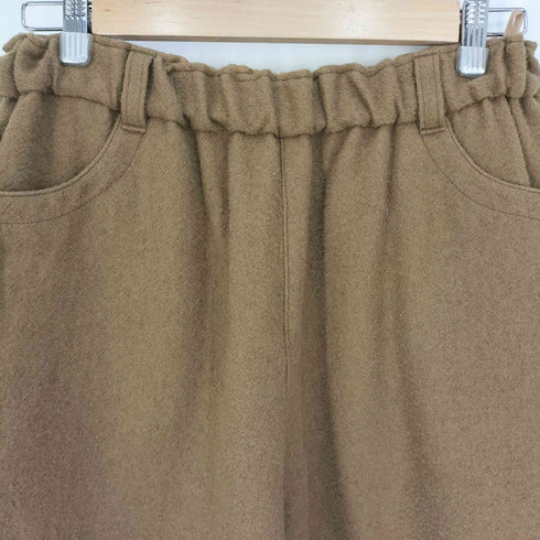 コットンハウスアヤ Cotton House Aya 切替 ウールイージーワイドパンツ レディース JPN:M
