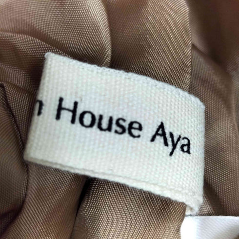 コットンハウスアヤ Cotton House Aya 切替 ウールイージーワイドパンツ レディース JPN:M