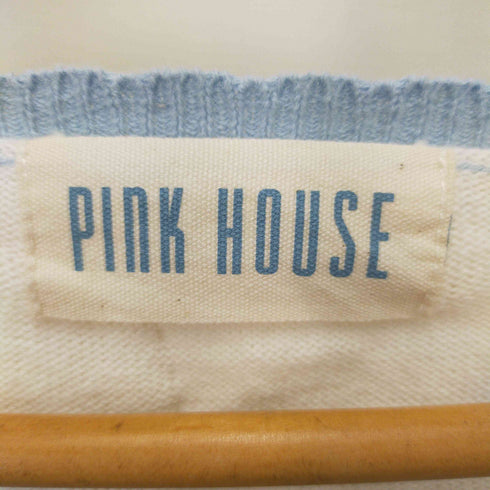 ピンクハウス PINK HOUSE 23AW 空モチーフ使いヨークカーディガン レディース FREE