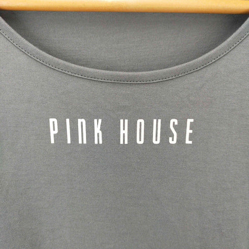 ピンクハウス PINK HOUSE 22AW フロントロゴ ティアードワンピース レディース FREE