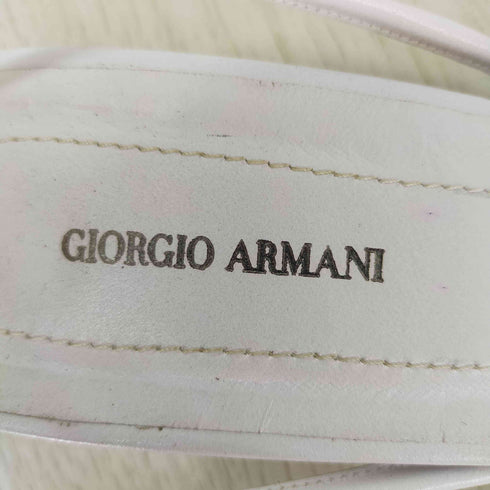 ジョルジオアルマーニ Giorgio Armani フラットパンプス 編み込みレザーパンプス レディース JPN:23 35 1/2